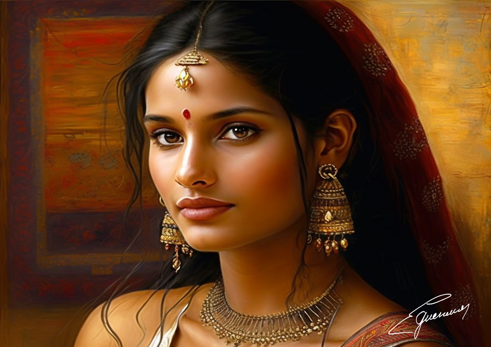 Fotopintura inspirada na Índia
